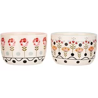Cath Kidston Painted Table Set Of 2 Ceramic Ramekins