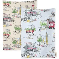 Cath Kidston Billie Goes To Town Set of 2 Tea Towels