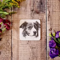 Lucy's Farm Narla the Collie Melamine Coaster