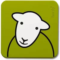 Herdy Hello Green PVC Coaster
