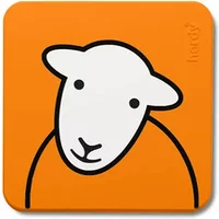 Herdy Hello Orange PVC Coaster