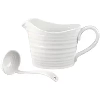 Sophie Conran Sauce Jug & Mini Ladle White