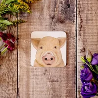 Lucy's Farm Wilbur the Pig Melamine Coaster