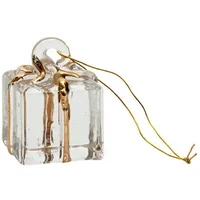 Heaven Sends Gold Present Hanging Ornament