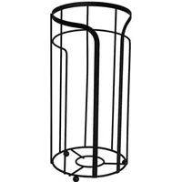 Showerdrape Dante Black Spare Toilet Roll Holder