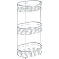 Showerdrape Dante White Floor Caddy