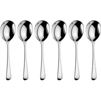 Arthur Price of England Early English Sovereign Silver Plate Set Of 6 Fruit Spoons