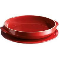 Emile Henry Burgundy 33cm Tarte Tatin Set