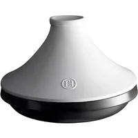Emile Henry Slate Delight 2.0L Tagine With White Lid