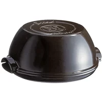 Emile Henry Charcoal 5.2L Round Bread Baker