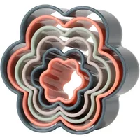 Fusion Twist Flower Cookie Cutters Assorted Multicoloured