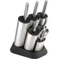 Global Classic Cylinder Engine Knife Block 7 Piece