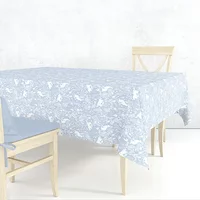 William Morris Forest Life Blue 132 x 228cm Cotton Tablecloth