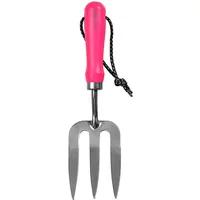 RHS Florabrite Fluorescent Hand Fork - Pink