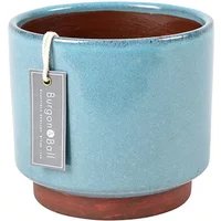 Burgon & Ball Malibu Blue Large Glazed Pot