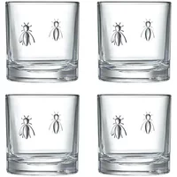 La Rochere Bee Whisky Tumbler 320ml Set Of 4
