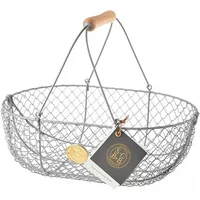 Burgon & Ball Sophie Conran Large Harvest Basket Grey