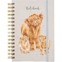Wrendale Designs 'Highland Coo' Highland Cow A5 Notebook