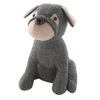 Widdop Grey Sitting Dog Doorstop