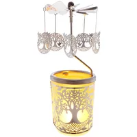 Hellmann Versand Silver Tree of Life Tealight Carousel