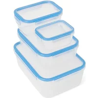 LocknLock Nestable Container 4 Piece Rectangular Set