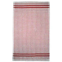 Le Chateau Small Check 41 x 66cm Tea Towel Red & White