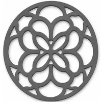 Zeal Heritage Silicone Circular 18cm Trivet Elephant Grey
