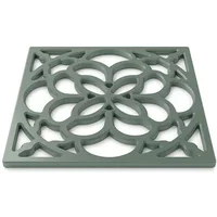 Zeal Heritage Silicone Square 18cm Trivet Dark Sage