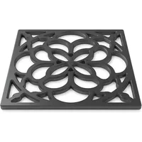 Zeal Heritage Silicone Square 18cm Trivet Black