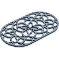 Zeal Heritage Silicone Large Oval Trivet Provence Blue