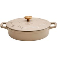 Judgeware Enamelled Cast Iron Mushroom 28cm Shallow Casserole