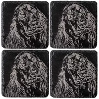 Selbrae House Just Slate Company Set of 4 Cocker Spaniel Slate Coasters