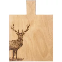 Selbrae House Just Slate Company Monarch Stag Medium Oak Serving Paddle