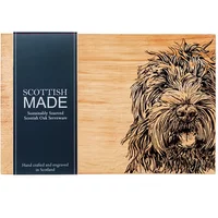 Selbrae House Just Slate Company Cockapoo 30cm Oak Serving Board