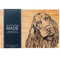 Selbrae House Just Slate Company Cocker Spaniel 30cm Oak Serving Board