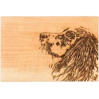 Selbrae House Just Slate Company Spaniel 30cm Oak Serving Board