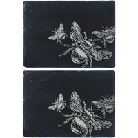 Selbrae House Just Slate Company Set of 2 Bee Slate Placemats