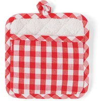 Judge Textiles Red Check Pot Holder