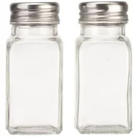 Just The Thing Glass Salt & Pepper Shakers