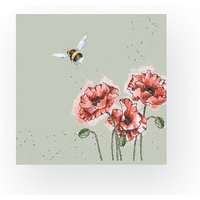Wrendale Designs 'Flight of the Bumble Bee' Bee Pack of 20 Cocktail Paper Napkins