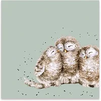 Wrendale Designs 'Owl Together' Pack of 20 Cocktail Paper Napkins