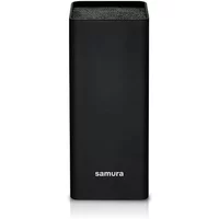 Samura Soft Touch Square Knife Brush Block Black