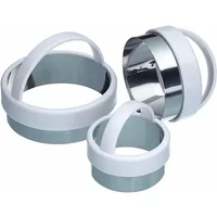KitchenCraft Plain Set of 3 Pastry Cutters