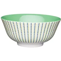 KitchenCraft 16cm Moroccan Style Lime Hues Ceramic Bowl
