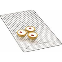 KitchenCraft Chrome Plated Oblong Cake Cooling Tray