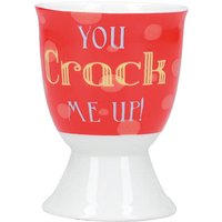 KitchenCraft 'You Crack Me Up!' Egg Cup