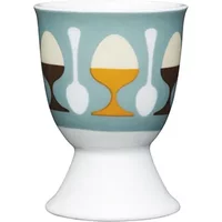 KitchenCraft Retro Egg Porcelain Egg Cup