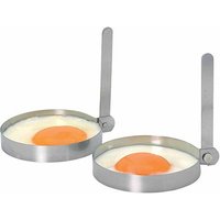 KitchenCraft Stainless Steel Round Set of 2 Egg Rings