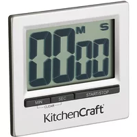 KitchenCraft Large Easy Read Chromed Timer