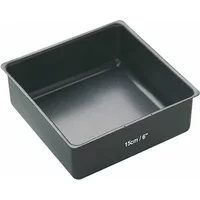 MasterClass Non-Stick Deep 15cm Loose Base Square Cake Pan
